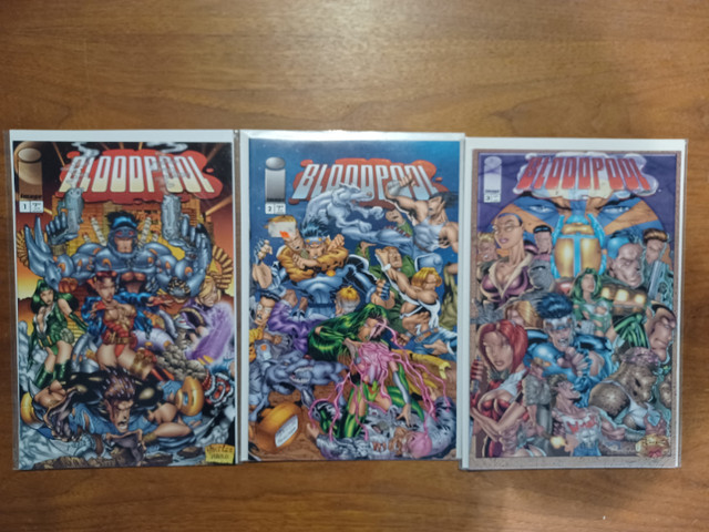 Bloodpool comic book lot. Issues 1 to 3. Image comics 1995 in Comics & Graphic Novels in Oakville / Halton Region