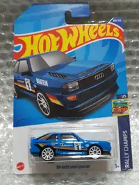 Hotwheels '84 Audi Sport Quattro  - blue 