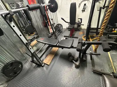 Olympic Bench Press & Squat Rack. Heavy Duty  incl. Preacher, View more