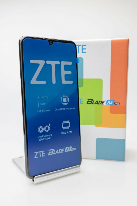 ZTE Blade A5 2020 32GB, 2GB, Dual SIM, Blue (Brand New) in Cell Phones in Oshawa / Durham Region