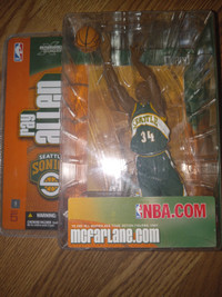 Ray Allen Seattle Supersonics action figure McFarlane NBA