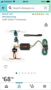  Curt wiring harness for 2004 to 2013 Corolla 