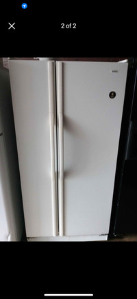 36” side by side refrigerator