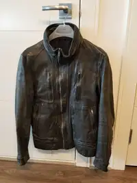 Lambskin leather man's jacket Size S