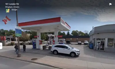 Two large mechanic garages for rent beside an ESSO gas station and 3 large car wash bays. The garage...