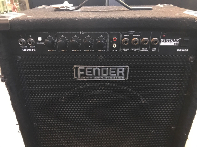 Fender Rumble 60 Bass Combo Amplifier in Amps & Pedals in Oshawa / Durham Region - Image 2