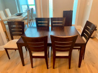 Kitchen/ dining table and chairs
