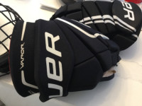 Bauer hockey helmet and hockey gloves for sale, $50, 7802032682