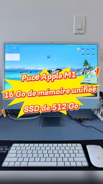 iMac 24 pouces Apple M1 (2021), View more