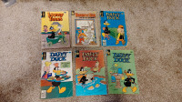 6 low grade Gold Key/Whitman Daffy Duck/Looney Tunes comics