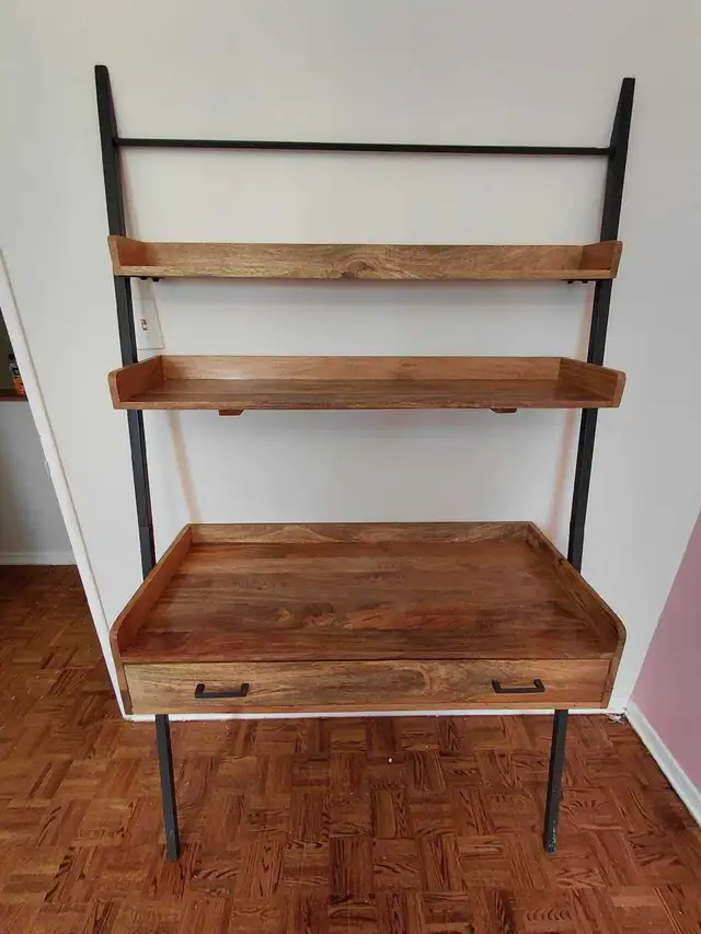 AllModern Innes Solid Mango Wood Leaning Ladder Desk –  price in Desks in Ottawa - Image 5