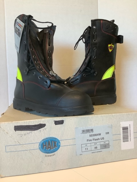 Men's HAIX Fire Flash BOOTS Size 12 Wide in Men's Shoes in Edmonton