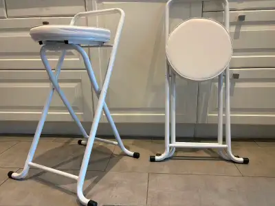 Price drop - 2 Comfortable Kitchen counter stools - new., View more