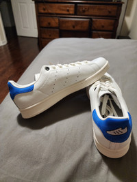 Adidas Stan Smith White-Blue for Women Size 9.5!!