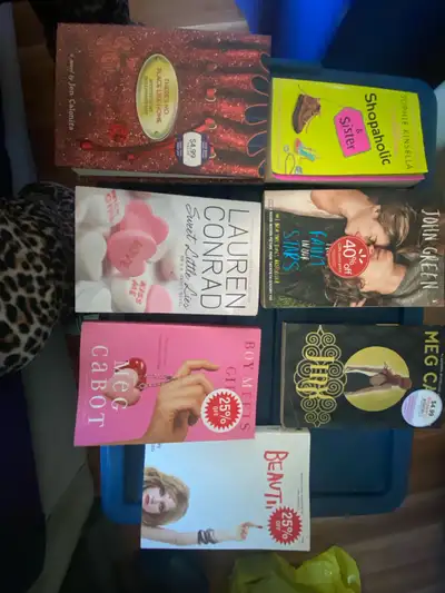 Lot of 7 young adult books, View more