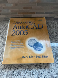Discovering Autocad 2005 textbook 