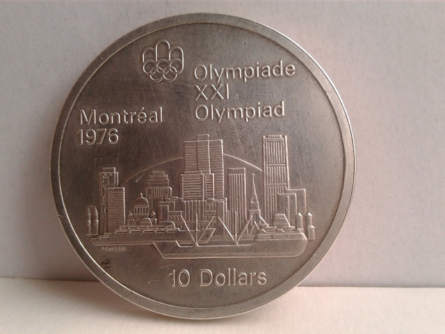 2 identical 1976Montreal Olympiad 1973Elizabeth II Silver coins in Arts & Collectibles in City of Toronto - Image 4