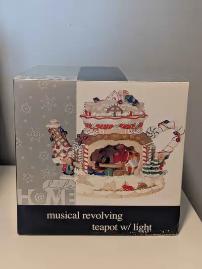Loblaws Life @ Home Musical Revolving Teapot with Light (New), View more