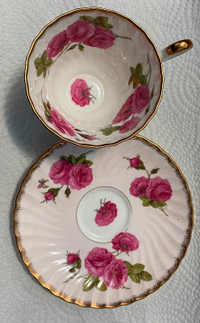 Foley bone china 1850 tea cup and plate