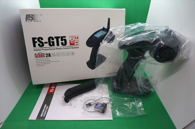 Flysky FS-GT5, 6-Channel Transmitter w/ FS-BS6 Receiver (RC Car), View more