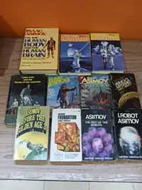 11 ISAAC ASIMOV BOOKS - 3 are LUCKY STAR series hardcovers
