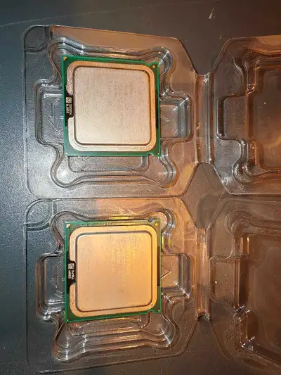 A pair of Intel Xeon 5050  CPU 3.0GHz, View more