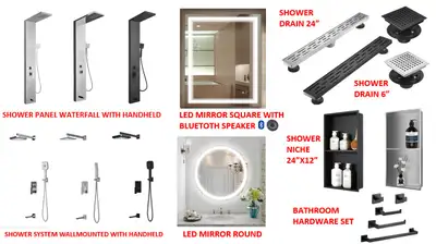 Shower Panel, Niche, Faucet,Shower System Ceiling Mounted Shower, View more