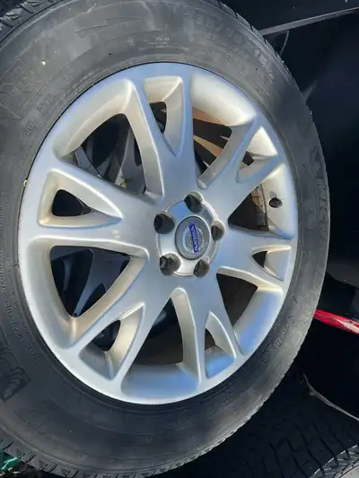 FULL SET OF 4. SOLD AT RIM VALUE MICHELIN XICE TIRES END OF LIFE. GOOD SET OF ATLANTIS OEM VOLVO WHE...