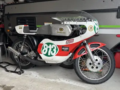 Yamaha DS7 based vintage racer. VRRA Period 2 Lightweight eligible. Won in that class at Mosport and...