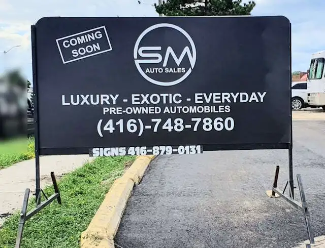 Mobile sign rentals | portable, FULL SIZE "Cheaper Guarantee" in Other Business & Industrial in City of Toronto - Image 6