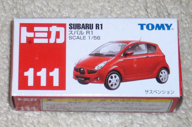 Tomica 1/56 Subaru R1 in Toys & Games in Richmond