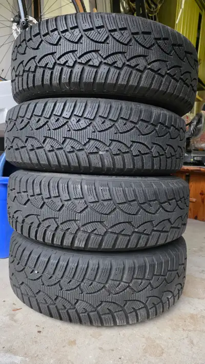 4 Winter Tires and Rims - 215/70R16 Asking $200