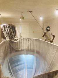 Popcorn ceiling removal, house painting , drywall taping 