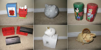 Piggy Bank/Money Bank lot of 8 New and Used