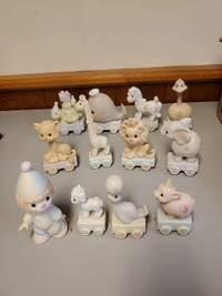 1985 Precious Moments Birthday Train Bless Days ofOur Youth 12pc