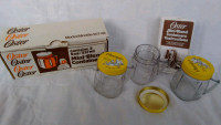 Vintage Oster mini blend containers