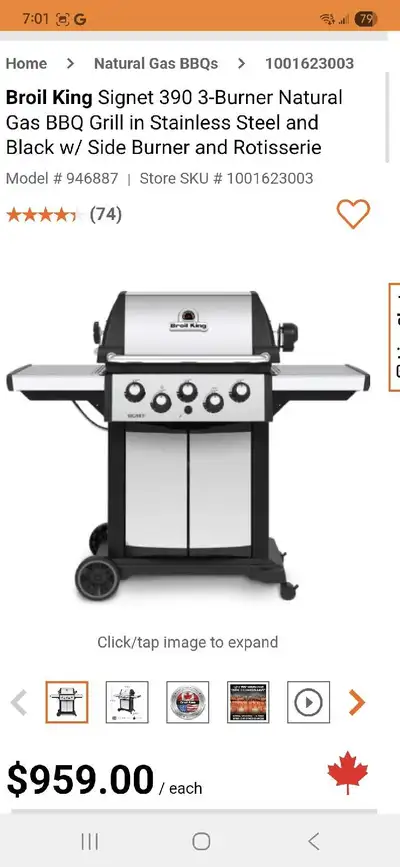 Broil King Signet 390 BBQ, View more