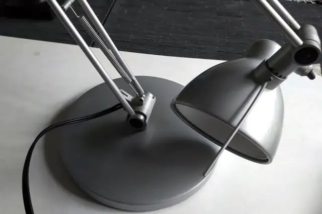 IKEA Antifoni Silver Desk Work Lamp - Adjustable Arm, Head in Indoor Lighting & Fans in Oakville / Halton Region - Image 4