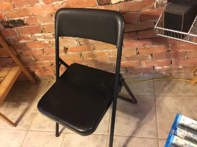 Folding chairs black, View more