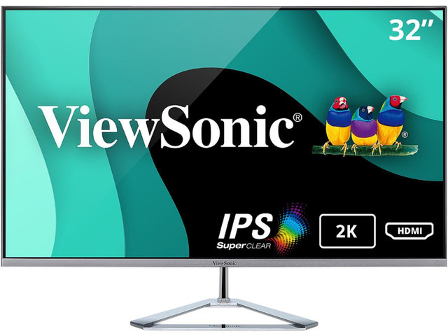 ViewSonic 32 Inch 1440P monitor IPS in Monitors in Winnipeg