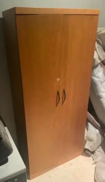 Oak Tall Wardrobe/Storage Cabinet, View more