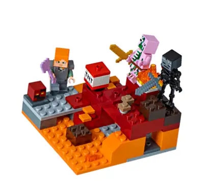 LEGO® MINECRAFTThe Nether Fight6-14 | #21139 | 84 pieces, View more