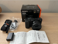 Sony Alpha A6400 with 16-50mm Lens , like new