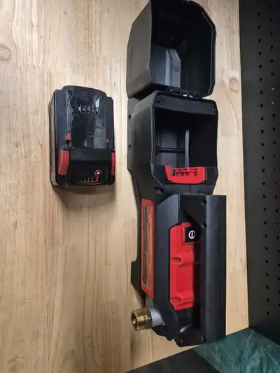 Milwaukee transfer pump with battery, View more