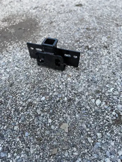 This is a sturdy, pre-owned truck hitch receiver designed for reliable towing and hauling needs. It...
