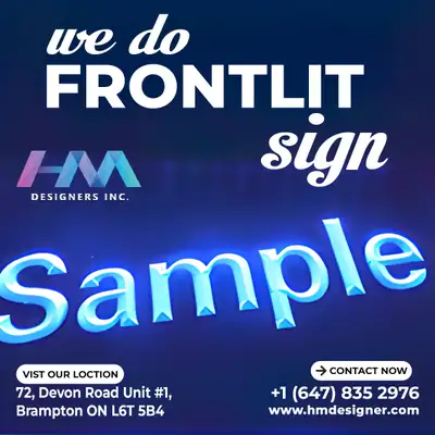 Frontlit Signs – Custom Design & Installation, View more