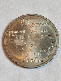 1973 Olympic $10 For 1976 Monteal Games