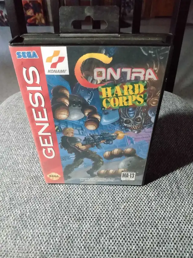  SEGA Genesis CONTRA HARD CORPS No Manual628637392427541215