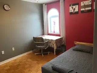 Cute furnished room for rent  . Tel 416-7217591