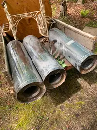3 Insulated stove pipe 6x36 with collard